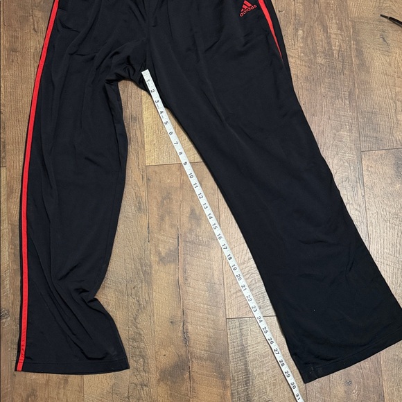 Adidas Black Pants with Red Accents - Picture 7 of 11